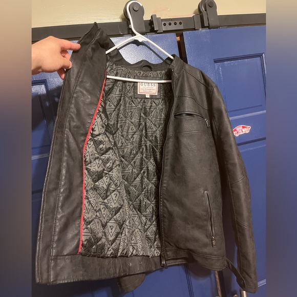 Guess Leather Jacket with zipper - Picture 3 of 3